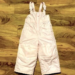 Pink snow bibs Size 18m